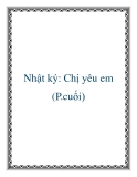 Nhật ký: Chị yêu em (P.cuối)