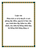 Luận văn: Phân tích cơ sở lý thuyết và mô phỏng đặc điểm, nguyên lý làm việc, quy trình tháo lắp, kiểm tra, điều chỉnh, sửa chữa hệ thống nhiên liệu, hệ thống khởi động động cơ