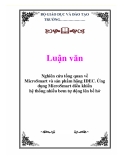 Luận văn: Nghiên cứu tổng quan về MicroSmart và sản phẩm hãng IDEC. Ứng dụng MicroSmart điều khiển hệ thống nhiều bơm tự động lên bể hở