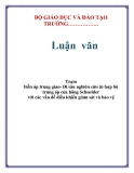 Luận văn:  Trạm biến áp trung gian- Đi sâu nghiên cứu tủ hợp bộ trung áp của hãng Schneider với các vấn đề điều khiển giám sát và bảo vệ