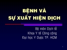 Bệnh và sự xuất hiện dịch - Dịch tễ học cơ bản