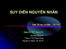 Suy diễn nguyên nhân