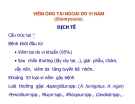 Viêm ống tai ngoài do vi nấm