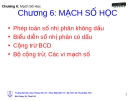 Chương 6:  Lý Thuyết mạch Số Học