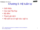 Chương 5:  lý thuyết hệ tuần tự