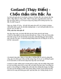 Gotland (Thụy Điển) - Chốn thần tiên Bắc Âu