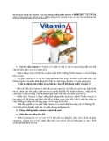 Vai trò quan trọng của Vitamin A và cách phòng chống thiếu Vitamin A 04