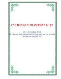 VĂN BẢN QUY PHẠM PHÁP LUẬTSố 13/2013/QĐ-UBND Về việc quy định giá tính thuế các mặt hàng hải sản tự nhiên trên địa bàn tỉnh Bến Tre