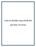 Giám sát MySQL trong chế độ thời gian thực với mytop.