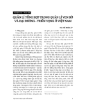 Báo cáo " Quản lý tổng hợp trong quản lý ven bờ và đại dương - triển vọng ở Việt Nam "