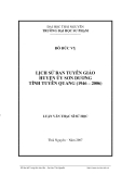 luận văn: LỊCH SỬ BAN TUYÊN GIÁO HUYỆN ỦY SƠN DƯƠNG TỈNH TUYÊN QUANG (1946 – 2006)