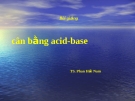 Cân bằng acid-base