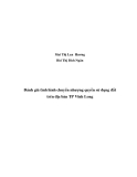 Đề tài: Đánh giá tình hình chuyển nhượng quyến sử dụng đất trên địa bàn TP Vĩnh Long