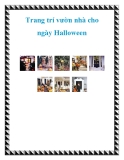 Trang trí vườn nhà cho ngày Halloween