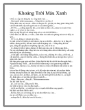 Khoảng Trời Màu Xanh