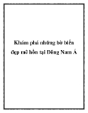 Khám phá những bờ biển đẹp mê hồn tại Đông Nam Á