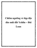 Chiêm ngưỡng vẻ đẹp độc đáo mũi đất Yehliu – Đài Loan