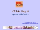 CƠ HỌC LƯỢNG TỬ - BÀI 1