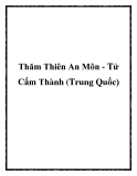 Thăm Thiên An Môn - Tử Cấm Thành (Trung Quốc)