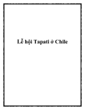 Lễ hội Tapati ở Chile