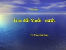 Bài giảng: Trao đổi Muối - nước