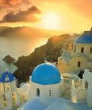 Ngắm hoàng hôn trên đảo Santorini – Hy Lạp