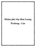 Khám phá chợ đêm Luang Prabang - Lào