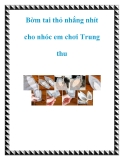 Bờm tai thỏ nhắng nhít cho nhóc em chơi Trung thu