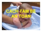 CÁCH TẮM cho BÉ AN TOÀN