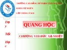 Chương 8 “Bức xạ nhiệt”