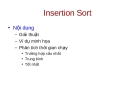 Sắp xếp chèn - InsertionSort