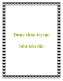 Dược thảo trị táo bón kéo dài