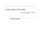 Information Security - Access Control