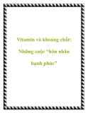 Vitamin và khoáng chất: Những cuộc “hôn nhân hạnh phúc”