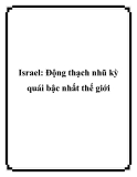 Israel: Động thạch nhũ kỳ quái bậc nhất thế giới