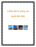 4 điểm đến lý tưởng cho người độc thân