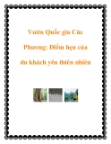 Vườn Quốc gia Cúc Phương: Ðiểm hẹn của du khách yêu thiên nhiên