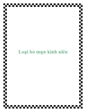 Loại bỏ mụn kinh niên