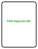 Viêm họng kéo dài