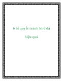 6 bí quyết tránh khô da hiệu quả