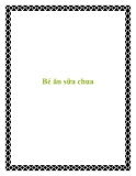 Bé ăn sữa chua