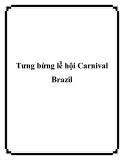 Tưng bừng lễ hội Carnival Brazil