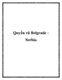 Quyến rũ Belgrade Serbia