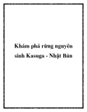 Khám phá rừng nguyên sinh Kasuga