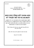 Nghiên cứu các giải pháp công nghệ trong thiết bị chế tạo các thiết bị xử lý bụi, vi khuẩn độc tố hóa chất, nước để nâng cao chất lượng các sản phẩm dược và thủy sản xuất khẩu