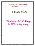  LUẬN VĂN: Tìm hiểu về O3D Plugin API và ứng dụng