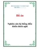  Đồ án: Nghiên cứu hệ thống điều khiển thích nghi