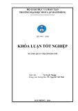 LUẬN VĂN: HOÀN THIỆN CÔNG TÁC TUYỂN DỤNG NHÂN SỰ TẠI CÔNG TY CỔ PHẦN XÂY DỰNG BẠCH ĐẰNG