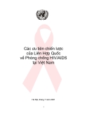 Các ưu tiên chiến lược của Liên Hợp Quốc về phòng chống HIV/AIDS tại Việt Nam