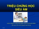 Triệu chứng học siêu âm - Bệnh viện Đa khoa Đà Nẵng